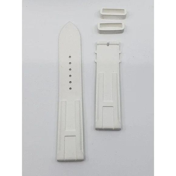 NEW AUTHENTIC HERMES PARIS RUBBER WATCH STRAP BAND 18MM X 116.8MM FOR DEPLOYMENT NEW AUTHENTIC HERMES PARIS RUBBER WATCH STRAP BAND 18MM X  main image 3